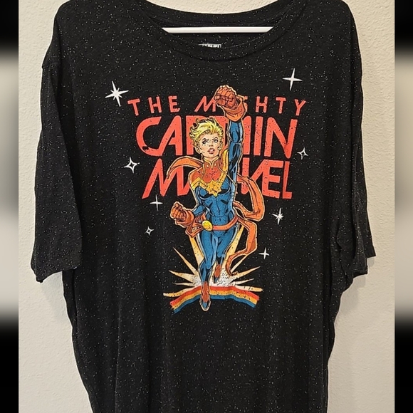 Marvel Other - Marvel The Mighty Captain Marvel Men’s T-Shirt Short Sleeve Plus Size 3xl